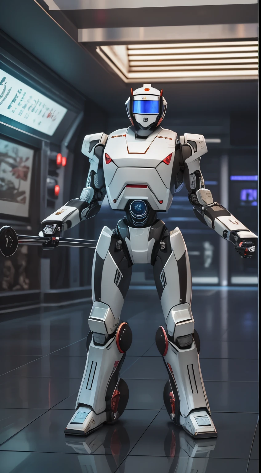 Robot butler，tailcoat，Pan，Super meticulous，super-fine，Hyper-realistic，tmasterpiece，OC rendering，电影灯光，cinematic perspective