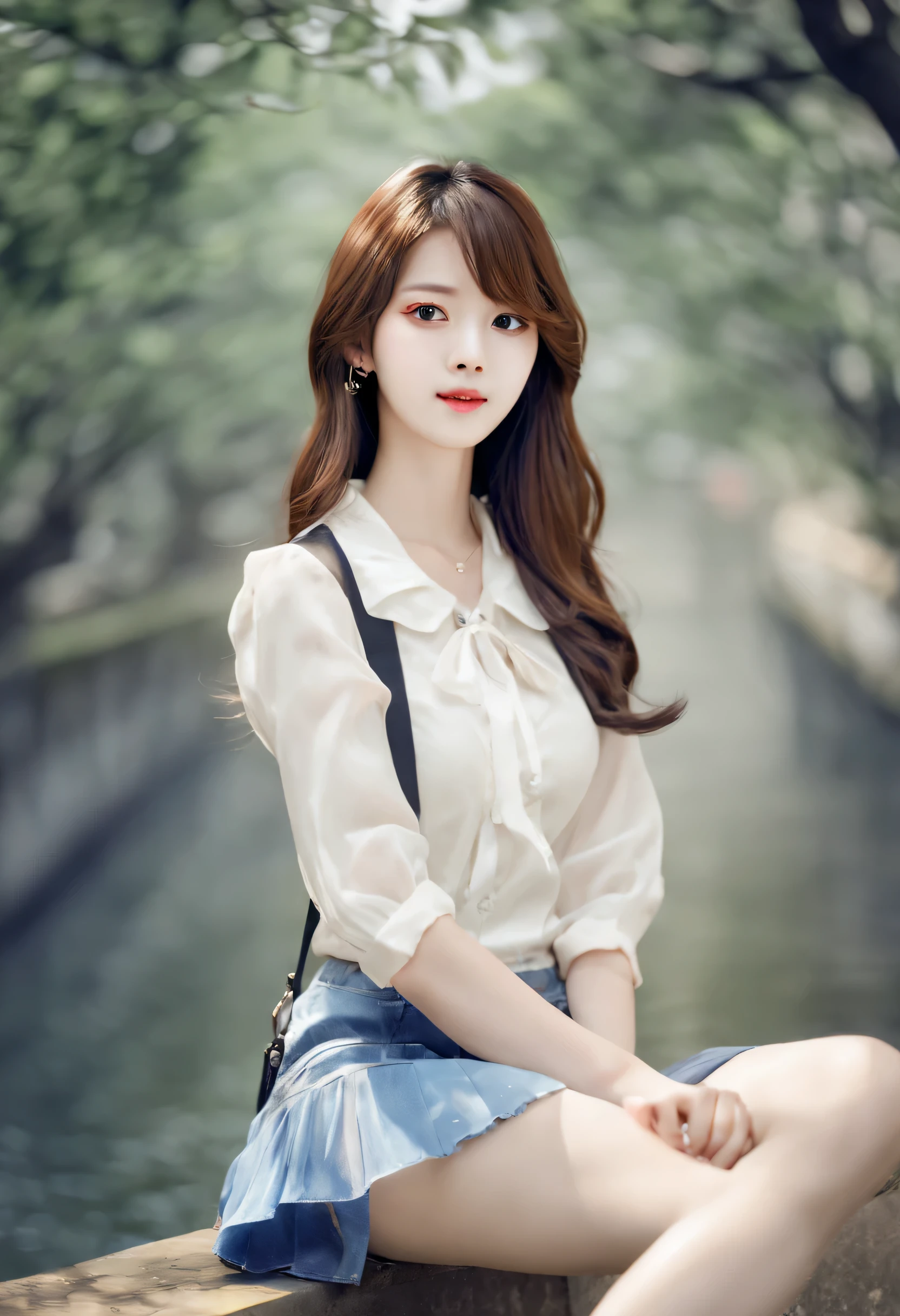 realistic ,masterpiece, best quality, girl, woman, highres, portrait, photo_light, {{}}, ulzzang-6500-v1.1:0.9