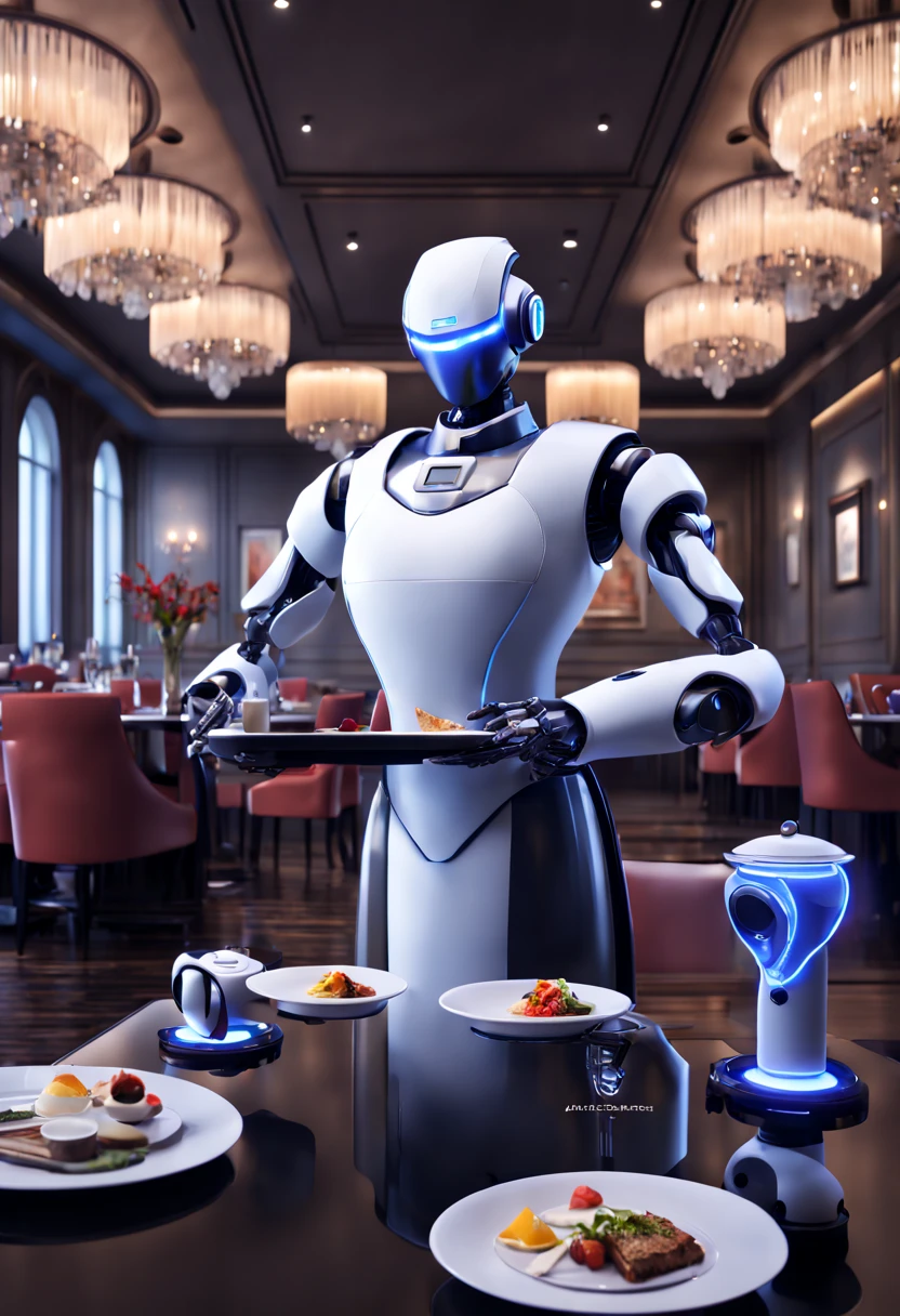 (a Fast Food Worker), full body, award-winning, cinematic still, emotional, vignette, dynamic, vivid, (masterpiece, best quality, Professional, perfect composition, very aesthetic, absurdres, ultra-detailed, intricate details:1.3)