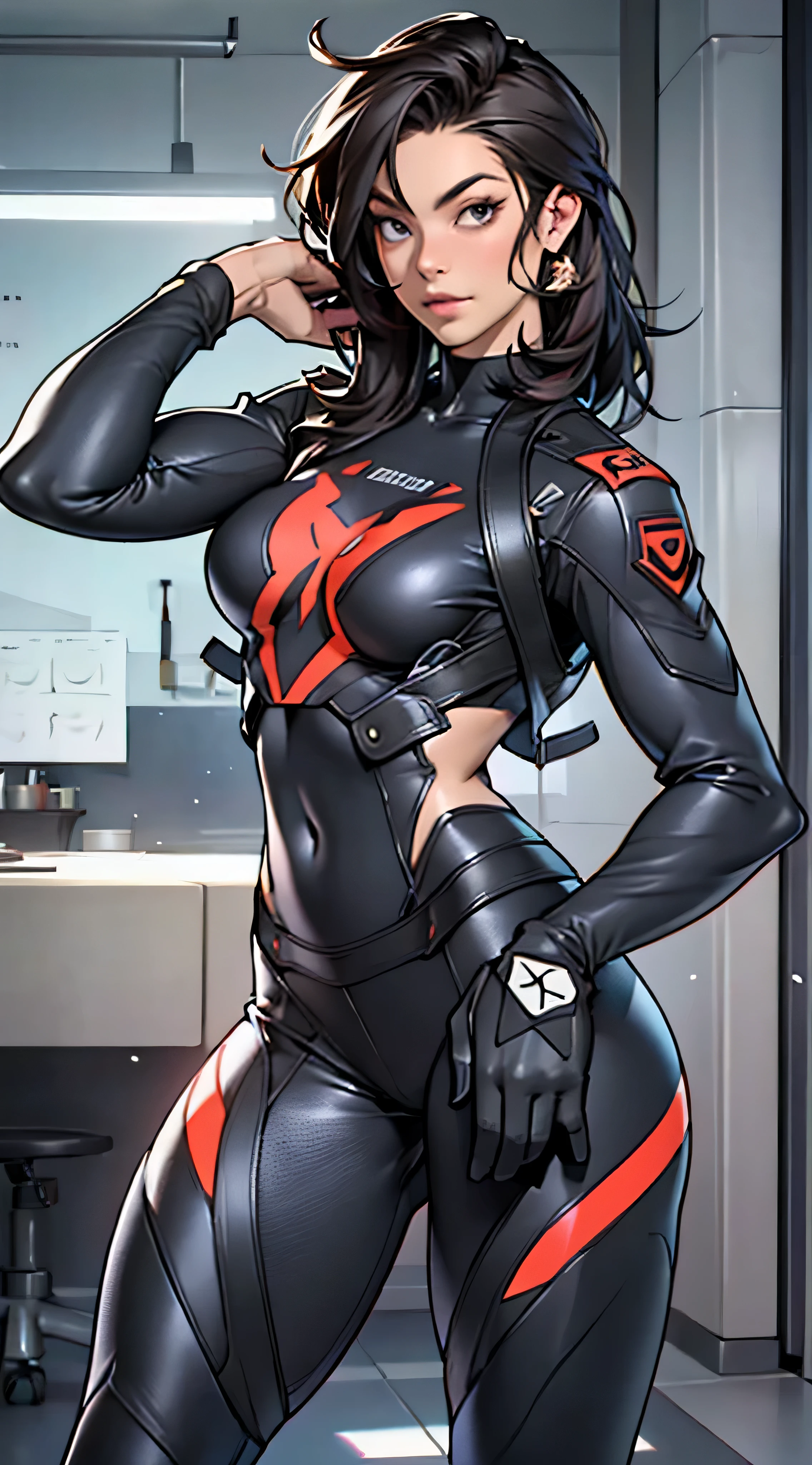 (artwork:1.2),(lineart:1.33), (hyperdefined),(inked-art), photo of a beautiful (laura_kinney), (claws), midriff, navel, pants, (abs:0.7), (medium shot), cowboy shot, masterpiece, best quality, superhero costume, wolverine, complex lighting,ultradetailed,(fine-details:1.2),absurdres,(atmosphere), (flat saturated bright colors), yellow, red, orange tones, <lora:laura_kinney_sd15_2500:0.75>