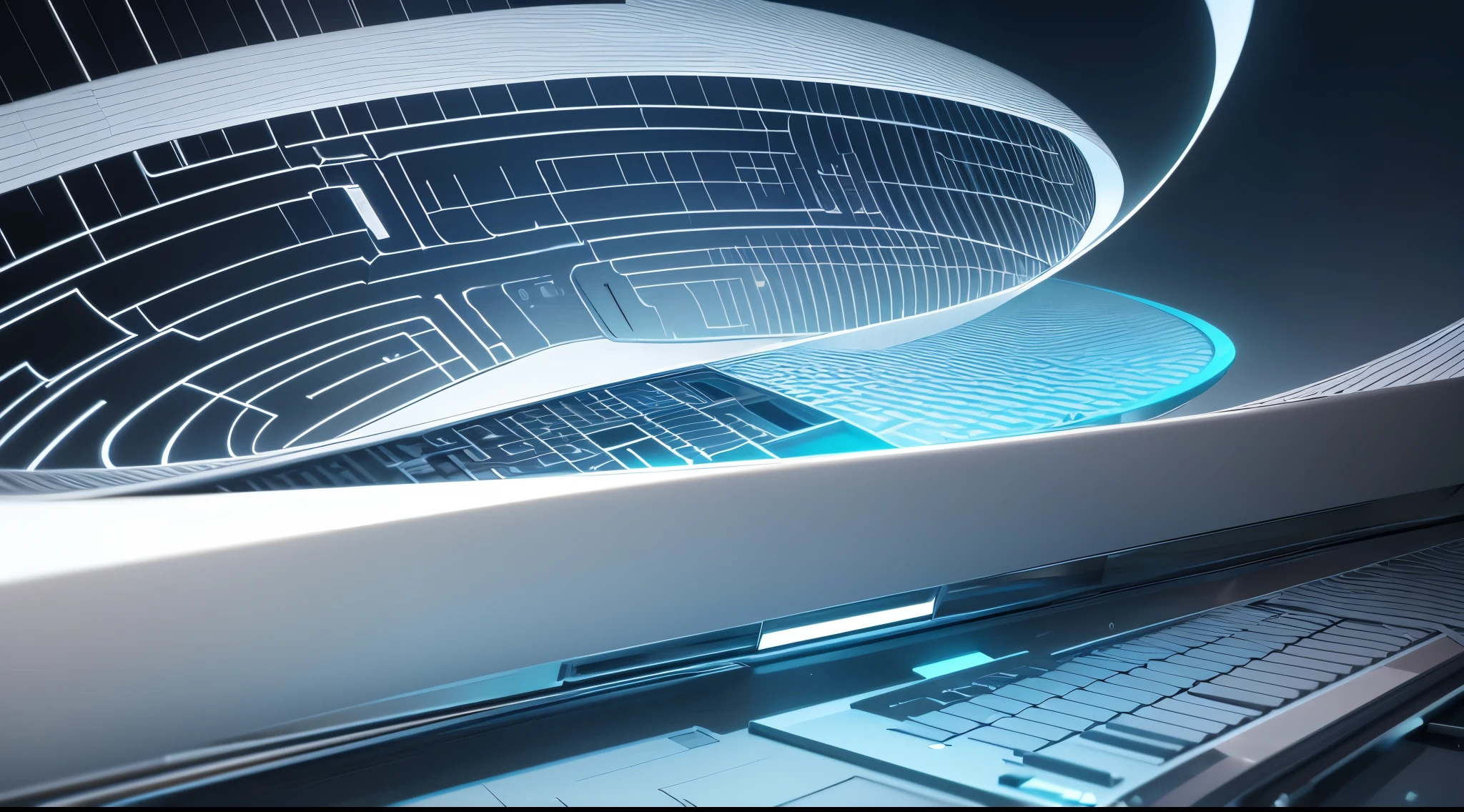 Engaging 3D visualization featuring stunning graphs、glinting