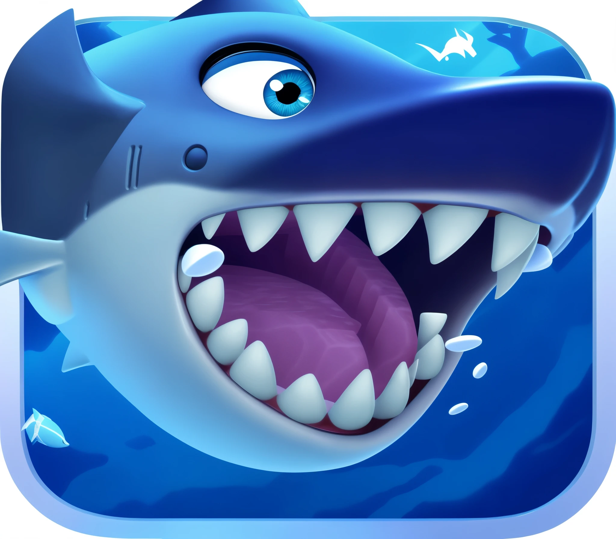 3d icon, the shark, Incredible depth, fishing, Application icon, crazy fish, ios Application icon, the shark the shark,,the shark, megalodon, the shark bigger 高的, amazing depth, bigger, gameicon, the shark head  3d效果  the shark   迪士尼风格   保卫萝卜风格