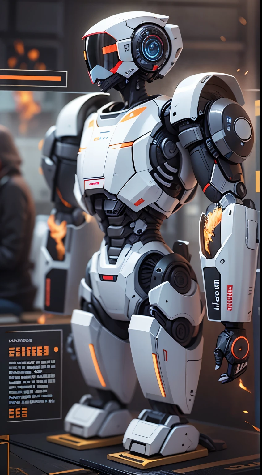 Robot butler，tailcoat，Pan，Super meticulous，super-fine，Hyper-realistic，tmasterpiece，OC rendering，电影灯光，cinematic perspective