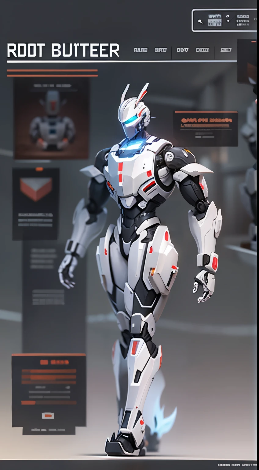 Robot butler,tail joint,,Super meticulous,ultra - detailed,hyper realisitc,tmasterpiece,OC Render,电影灯光,cinematic perspective