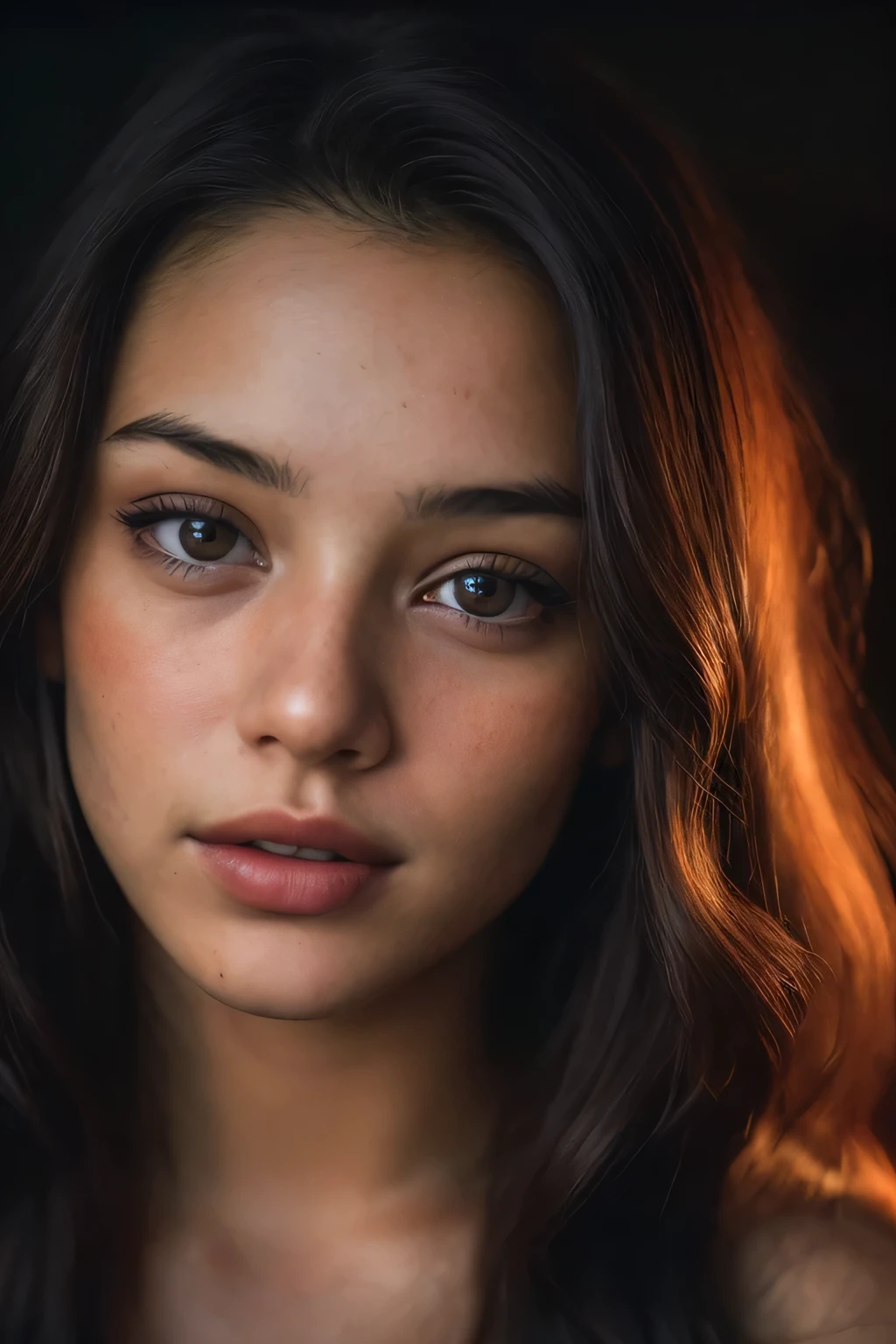 (close-up, editorial photograph of a 21 year old woman), (highly detailed face:1.4) (smile:0.7) (background inside cafe:1.OV, by lee jeffries, nikon d850, film stock photograph ,4 kodak portra 400 ,camera f1.6 lens ,rich colors ,hyper realistic ,lifelike texture, dramatic lighting , cinestill 800,