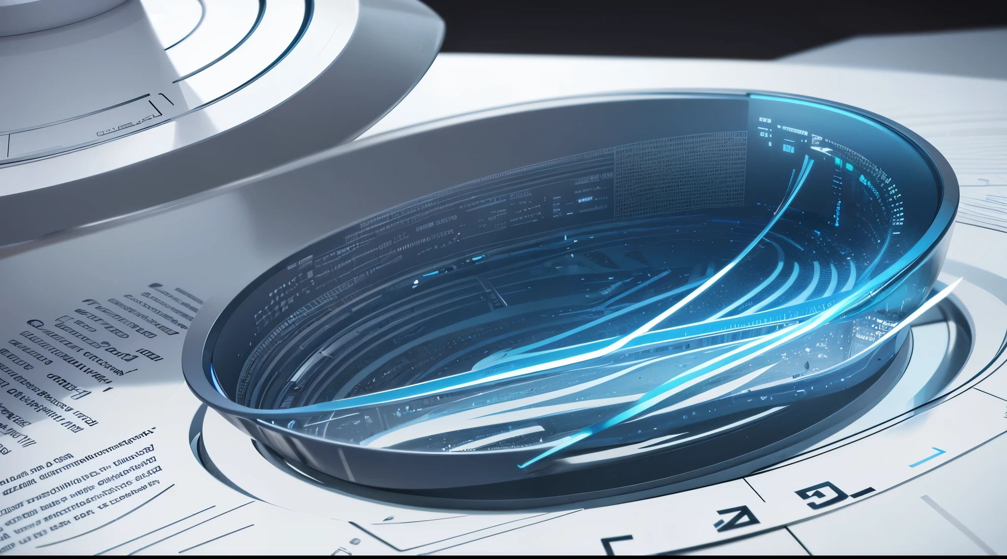 Engaging 3D visualization featuring stunning graphs、glinting