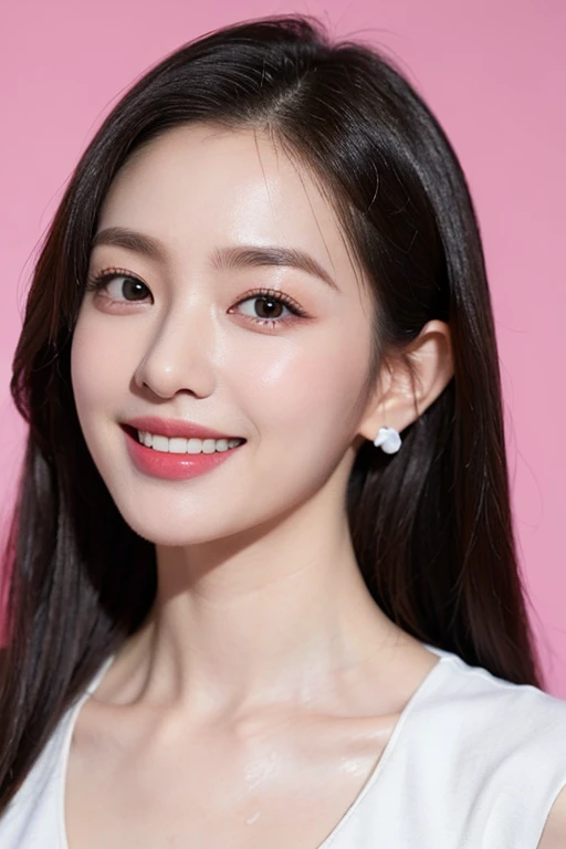 (Cute smile),(((Beautiful face))),(Cute 23 year old cute girl:1.3), raw, Colorful, Sharp Focus, Delicate and beautiful composition, Best Quality, (Realistic), High quality, Ultra Detail, (realisiticフォト), (Realistic) ,(Realistic skin), (Realistic body), (Complex Detail), (Detail skin:1.Perfect luster:0.6), (slim:1.2), (Beautiful big eyes:1.2) ,Round eyes, Detail Eyes, Pretty Face,(1girl in), (Detailed face:1.2), Realistic moist skin, Dark hair, 8?nffsw, High quality, 細いslimウェスト, Long legs, kindly smile, (Portrait), Happy expression, Beautiful lighting , Perfect Lightning, Realistic Shadows,1 girl, 独奏で, (((small head))), (((Viewers see sweaty shots of beautiful legal bodies:1.2), Cinematic Light, (finerly detailed face:1.2), (masutepiece:1.5), (Best Quality:1.2),(1 girl:1.3), (Bigchest:1.2), (cleavage), Full body, Girlish body, Curve, Details bare, Detailed beauty small face, Friendly smile, Round eyes, Black hair, thin lips, (((No makeup:1.5))) , (Realistic, photographrealistic:1.3), Detailed abs, Sexy navel, Alafed woman in athletics suit, Pose on the track, Sporty physique, athletic bodies, Japanese Models, sexymodel, wearing track and field suit, Sporty,、Japanese actress Asami Mizukawa、Transparent beautiful skin、Cool impression with long eyes、speak slowly and carefully、hidden core strength、Black hair suits you、Makeup that is not too flashy、Makeup looks natural too、Beautiful posture、a small face、The nasal muscles are passing through、The corners of the mouth are higher than the width of the head、Less than one third of the vertical width of the face、The border between the eyebrows and the base of the nose is deeply concave、The distance between the left and right eyes is、、、、、、、、、、、、narrower than the width of one eye、distance between eyes and eyebrows、Narrower than one vertical width of the eye、The outline is、Oval or long type、The shape of the jaw resembles an upside down 、Hairstyles、natural one-len、(masutepiece, top-quality、high-detail:1.4、Very attractive beauty、Add intense highlights to the eyes、Look firmly at the camera:1.4、A beautiful woman full of charm、Ideal ratio body proportions、Perfect ???????、Lustrous hair、lipgloss),1girl in, 独奏, Light brown shiny hair, realisitic, looking at the viewers、Tilt your head slightly、 唇はlipgloss,big eye、Lashes、The face is a little red、Embarrassing)、((Put very strong highlights in your students、gazing at viewer、Very beautiful beauty、Put your ears out、long neck、little smiling、Beautiful teeth、Open your mouth and smile、Heart-shaped pupil))、28 year old、Very cute supermodel、
