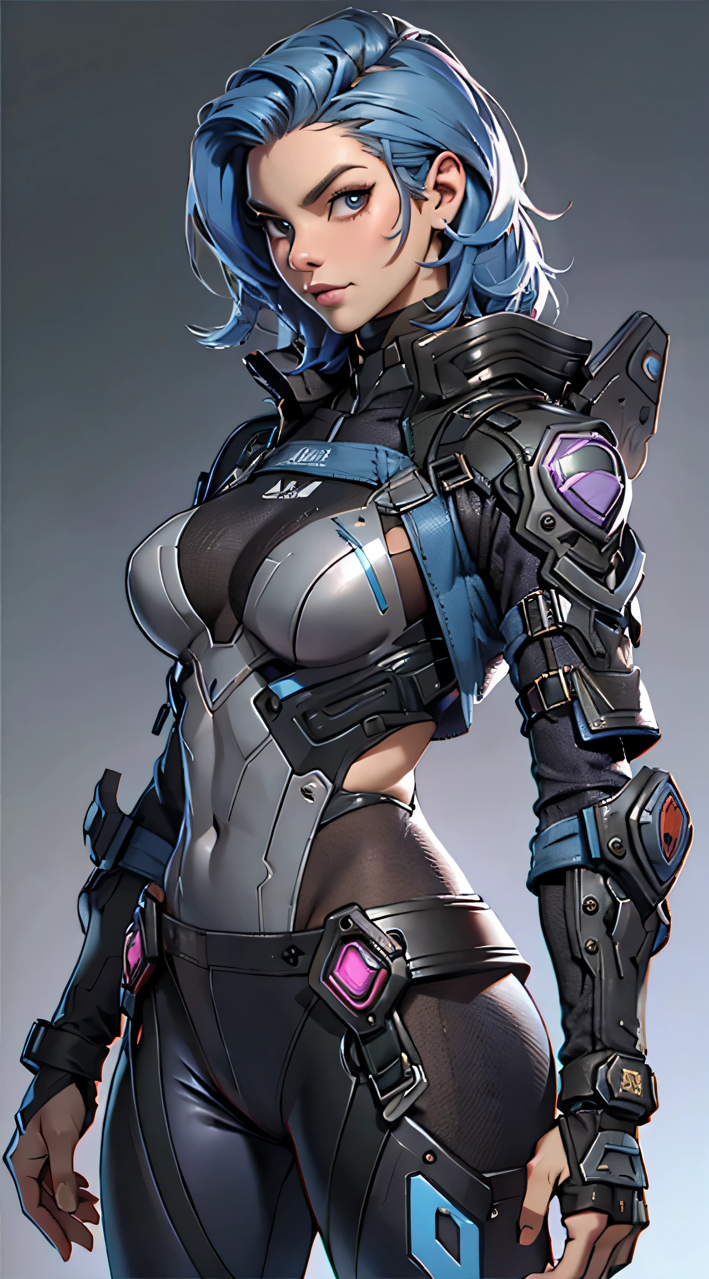 (((masterpiece))),(((High resolution)))、(((8K)))、(((beautiful woman racer))), ((racing suit)), ((top quality eyes)), ((detailed face)), ((detailed texture)), short black hair, blue eyes, angry face, space station, look at the camera, cyberhelmet