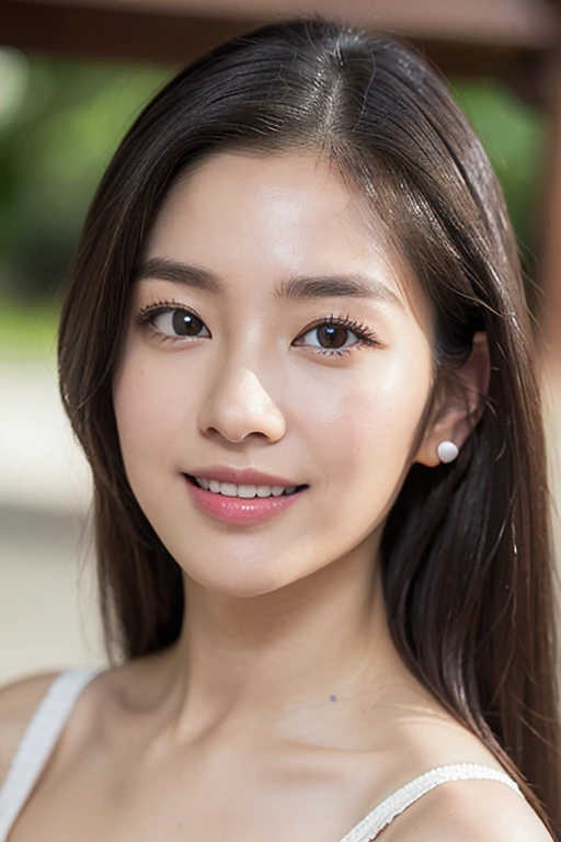 seed number 2671425845、seed number.2671425845 (Cute smile),(((Beautiful face))),(Cute 23 year old cute girl:1.3), raw, Colorful, Sharp Focus, Delicate and beautiful composition, Best Quality, (Realistic), High quality, Ultra Detail, (realisiticフォト), (Realistic) ,(Realistic skin), (Realistic body), (Complex Detail), (Detail skin:1.Perfect luster:0.6), (slim:1.2), (Beautiful big eyes:1.2) ,Round eyes, Detail Eyes, Pretty Face,(1girl in), (Detailed face:1.2), Realistic moist skin, Dark hair, 8?nffsw, High quality, 細いslimウェスト, Long legs, kindly smile, (Portrait), Happy expression, Beautiful lighting , Perfect Lightning, Realistic Shadows,1 girl, 独奏で, (((small head))), (((Viewers see sweaty shots of beautiful legal bodies:1.2), Cinematic Light, (finerly detailed face:1.2), (masutepiece:1.5), (Best Quality:1.2),(1 girl:1.3), (Bigchest:1.2), (cleavage), Full body, Girlish body, Curve, Details bare, Detailed beauty small face, Friendly smile, Round eyes, Black hair, thin lips, (((No makeup:1.5))) , (Realistic, photographrealistic:1.3), Detailed abs, Sexy navel, Alafed woman in athletics suit, Pose on the track, Sporty physique, athletic bodies, Japanese Models, sexymodel, wearing track and field suit, Sporty,、Japanese actress Asami Mizukawa、Transparent beautiful skin、Cool impression with long eyes、speak slowly and carefully、hidden core strength、Black hair suits you、Makeup that is not too flashy、Makeup looks natural too、Beautiful posture、a small face、The nasal muscles are passing through、The corners of the mouth are higher than the width of the head、Less than one third of the vertical width of the face、The border between the eyebrows and the base of the nose is deeply concave、The distance between the left and right eyes is、、、、、、、、、、、、、narrower than the width of one eye、distance between eyes and eyebrows、Narrower than one vertical width of the eye、The outline is、Oval or long type、The shape of the jaw resembles an upside down 、Hairstyles、natural one-len、(masutepiece, top-quality、high-detail:1.4、Very attractive beauty、Add intense highlights to the eyes、Look firmly at the camera:1.4、A beautiful woman full of charm、Ideal ratio body proportions、Perfect Anatomy、Lustrous hair、lipgloss),1girl in, 独奏, Light brown shiny hair, realisitic, looking at the viewers、Tilt your head slightly、 唇はlipgloss,big eye、Lashes、The face is a little red、Embarrassing)、((Put very strong highlights in your students、gazing at viewer、Very beautiful beauty、Put your ears out、long neck、little smiling、Beautiful teeth、Open your mouth and smile、Heart-shaped pupil))、28 year old、Very cute supermodel、