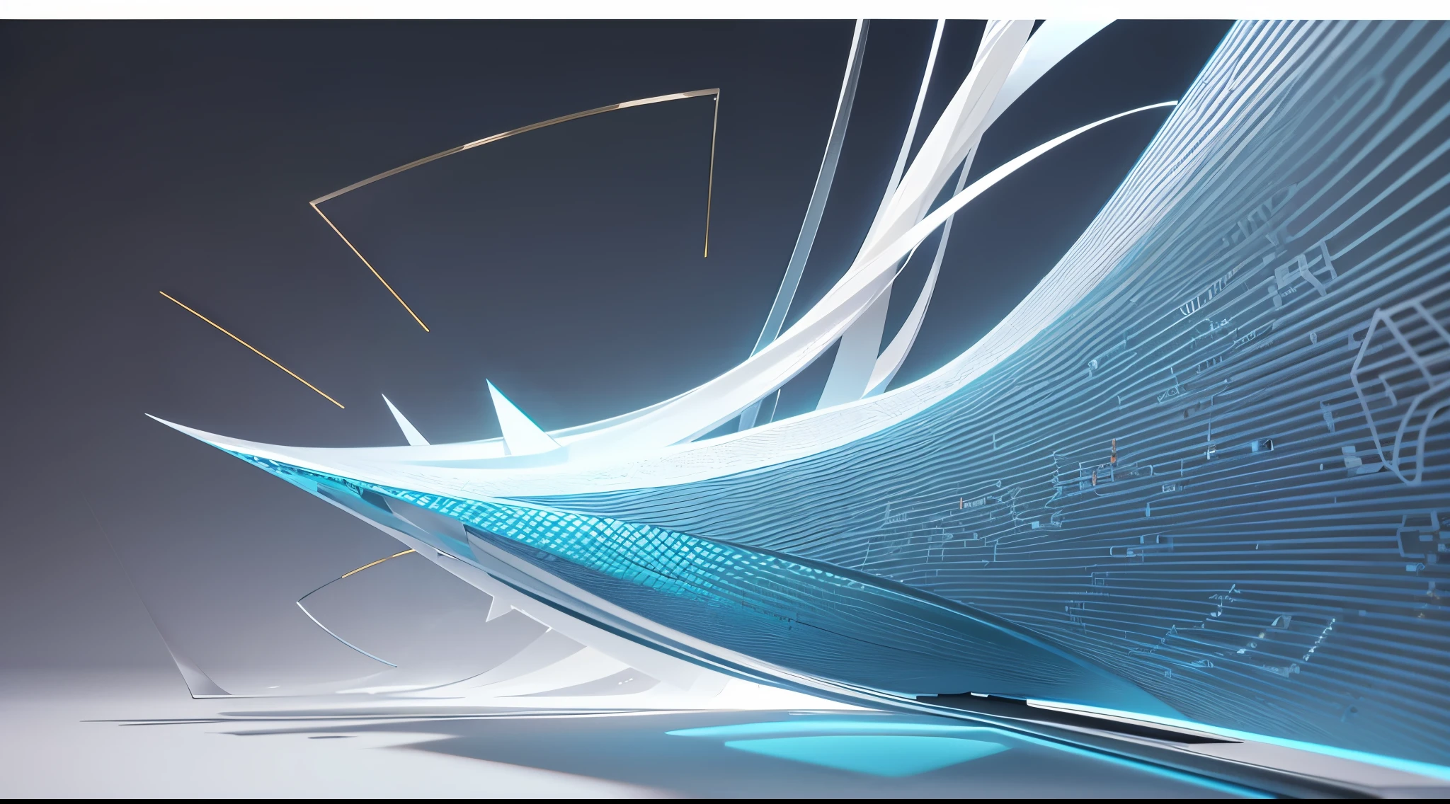 Engaging 3D visualization featuring stunning graphs、glinting