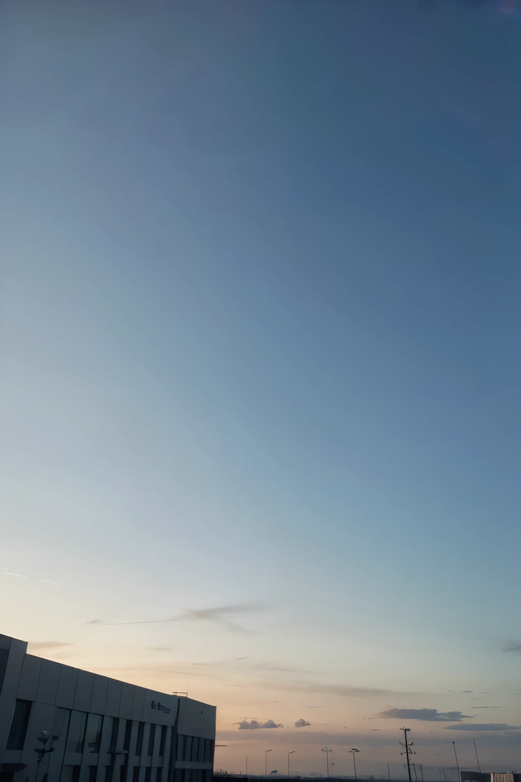 A picture of the sky in the day time