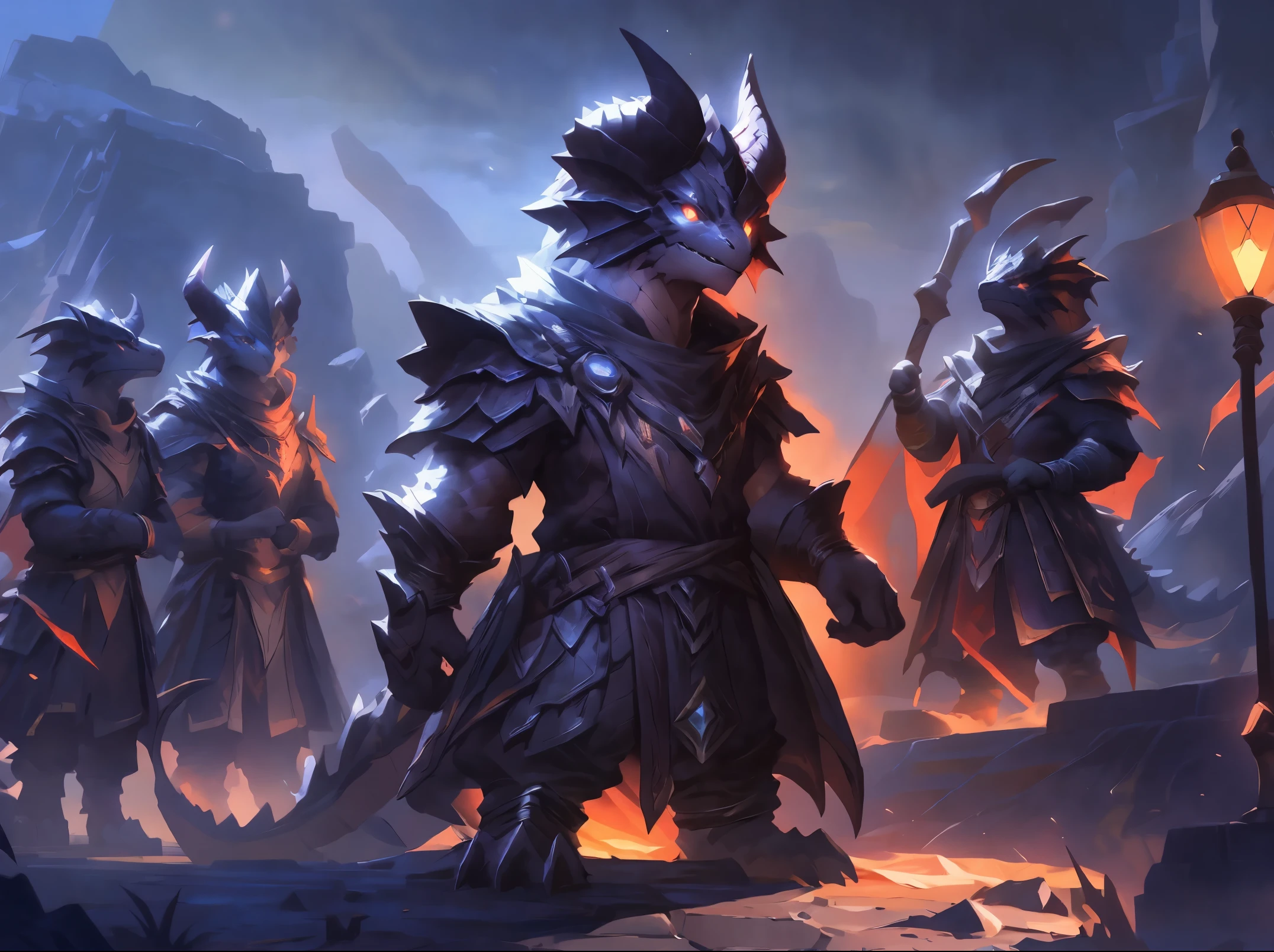 (best quality,ultra-detailed:1.2),golden dragonborn character,strong and muscular,standing alone,full body,armored,war hammer,gloves,horns,
# Additional details:
vibrant and intricate armor design,
glowing eyes,
battle scars,
detailed muscle definition,
fierce expression,
dynamic pose,
surrounded by a magical aura,
imposing presence,
# art-style:
fantasy,
character design,
high-fantasy role-playing game,
mythical creature,
# Material:
illustration,
digital painting,
highly-detailed 3D rendering,
fantasy concept art,
# Color tones:
rich and warm tones,
golden accents,
dramatic lighting,
# lamplight:
dramatic and dynamic lighting,
emphasizing the character's features and armor,
creating a sense of power and majesty.