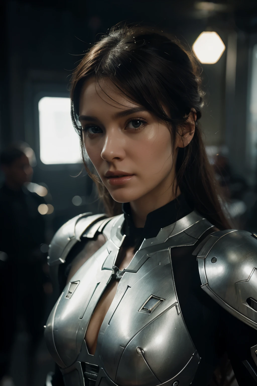 organic cyborg, white plastic, diffuse lighting, fantasy, intricate, elegant, highly detailed, lifelike, photorealistic, digital painting, artstation, illustration, concept art, smooth, sharp focus, art by John Collier and Albert Aublet and Krenz Cushart and Artem Demura