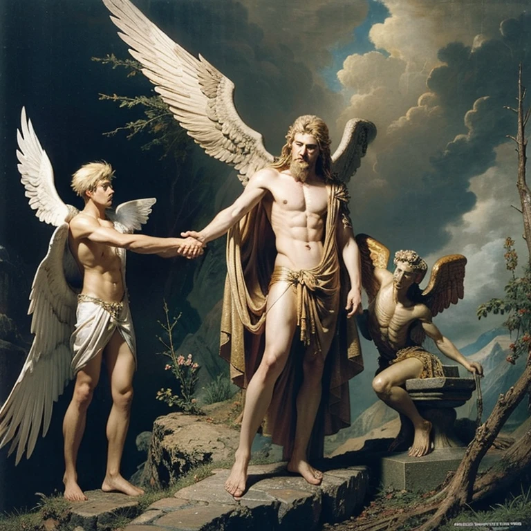 (Ganymede castrates Zeus)