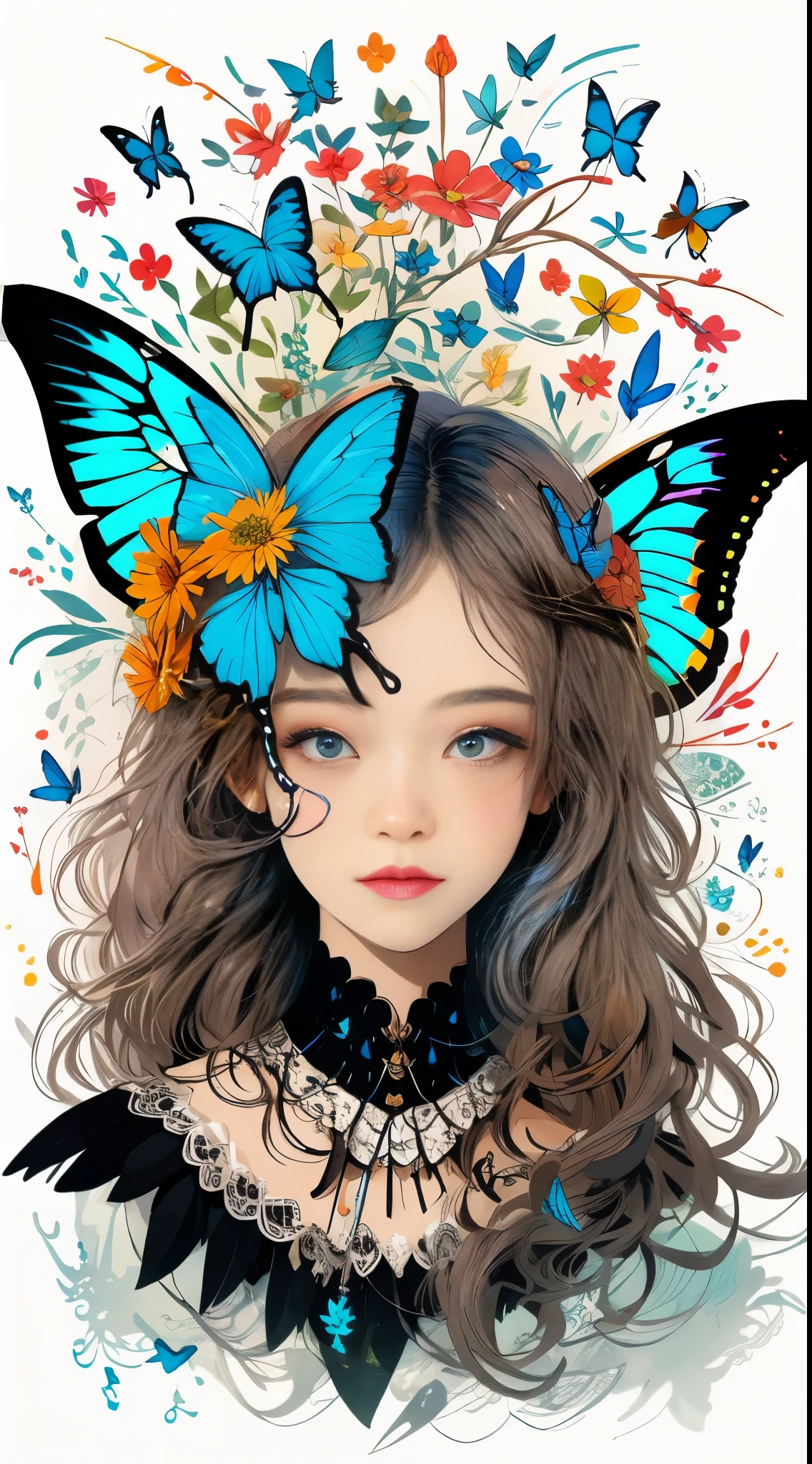 Flower essence, small, butterfly wings