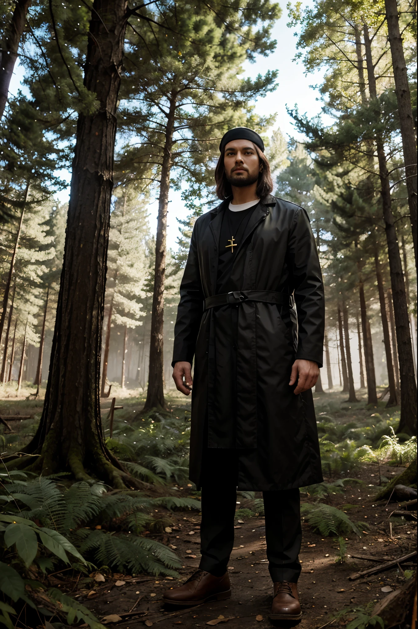 Adam Man's End Religious Painting Forest Exposure