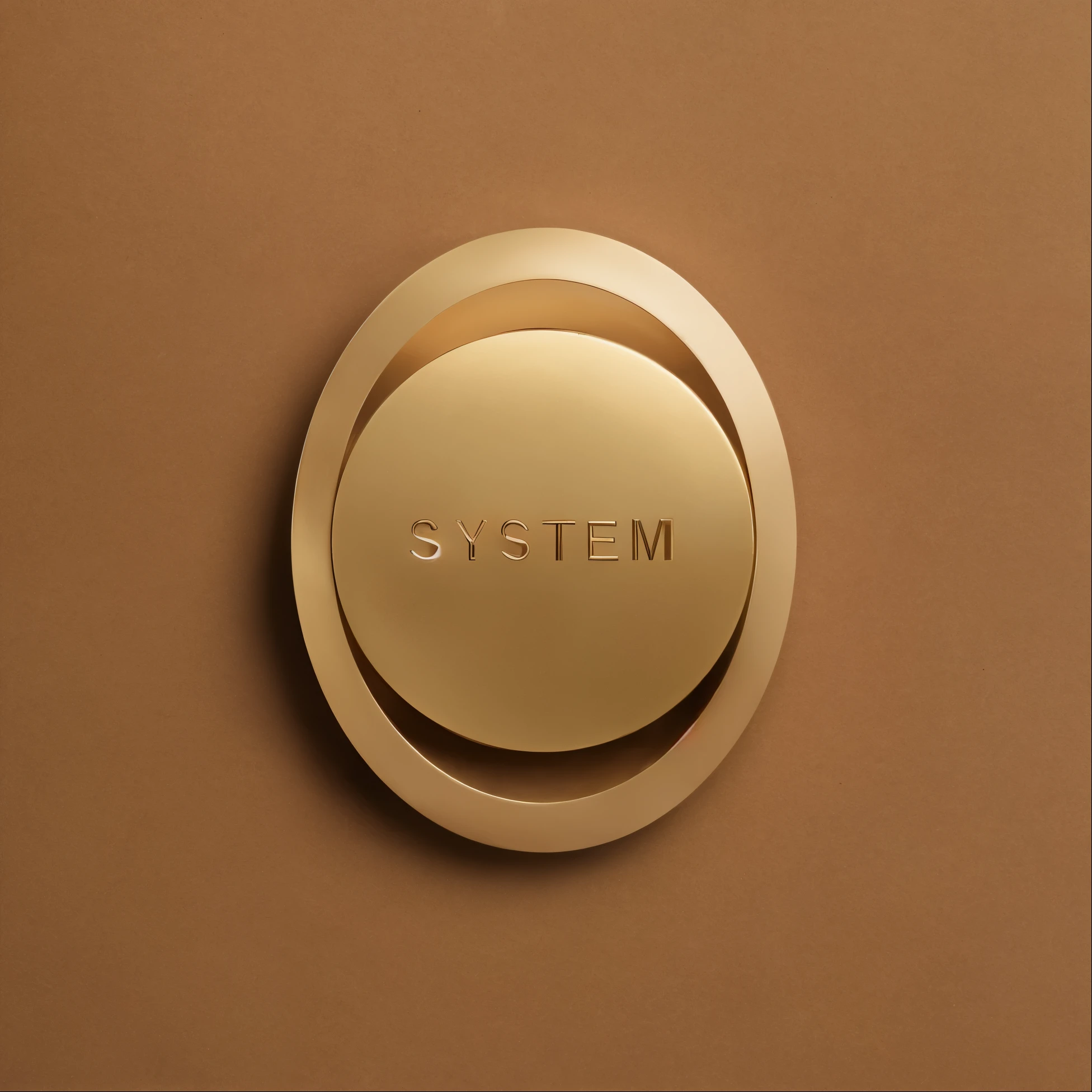 Hollow buttons,Smooth light gold plating,Front logo text,clean backdrop,外套placket纽扣,Button with text close-up, placket, unit, l- , symbol, order complex, ( ( Dieter Lahm ) ), speleothems , ( Dieter Lahm ), galaxy orbit , Round sign, circular design, symmetrical design, UFO propulsion device , , eco,Size 20mm,