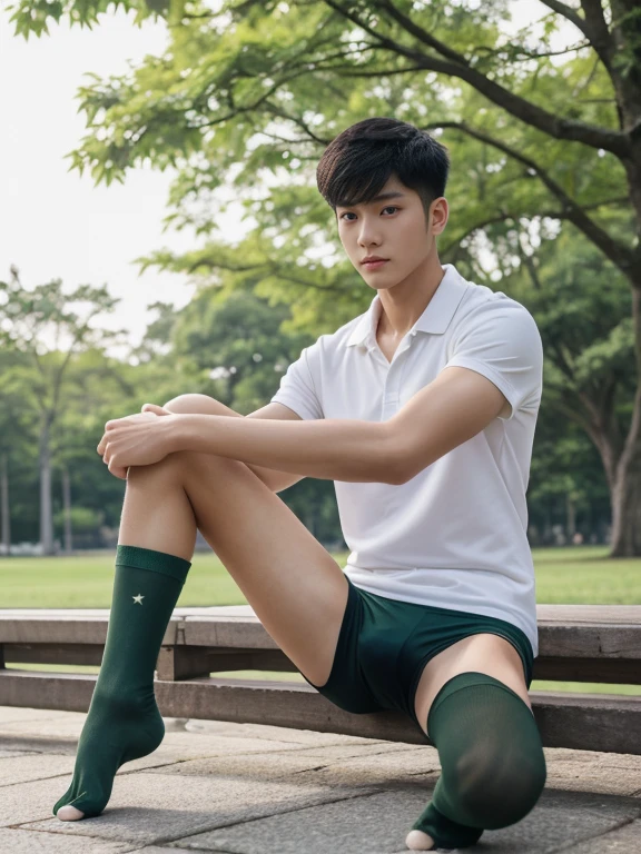 16 years old teenagers , very young , light-skin , wearing an dark green sexy underwear, tmasterpiece,k hd,the feet ,black long socks,The barefoot , green colour , handsome and cute , extreme cute boy , white skin , dark green underwear boxers shorts , extremely tall and cute boy ,oppa model , handsome model , full body , dark green boxers underwears short shorts , black socks , white light-skin , Chinese model , young boy , white skin , handsome and extremely cute , green boxers underwear shorts , long black socks , handsome model , at the park , jogging , model oppa , long legs , jogging , running , high knee black socks ,black long socks , stand up , extremely tall , extremely high , green underwears , green sports underwear , long black socks , clean and white legs , Chinese model , extremely long legs , looking at the camera , clean and white thigh , heavy bulge , ??? face , baby face , wearing jacket , green underwears boxers , light and white skin , Chinese model , strike a pose , sexy pose , horny boy , high knee black socks , long black socks