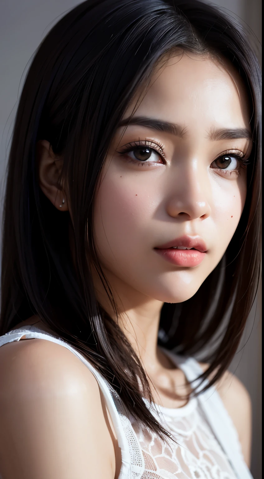 (Lagos:1.5), a closeup, masterpiece, top-quality, raw, Photorealsitic, faces, incredibly absurdness, beautiful a girl, cute little, shorth hair, depth of fields, hight resolution, ultra-detailliert, fine detailed, ighly detailed, ighly detailedな目とfaces, Sharp pupils, Realistic pupils, foco nítido, Cinematic lighting
