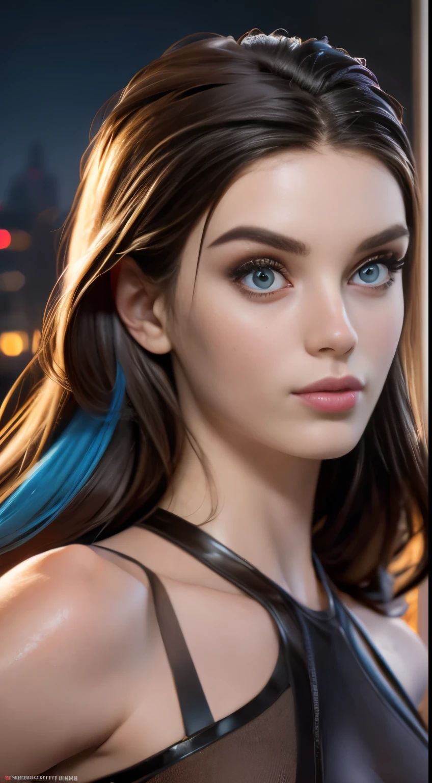 photo of Lana Rhoades, RAW, beautiful woman, ((portrait)), ((detailed face:1.2)), ((detailed facial feature, detailed skin, clear skin), (perfect proportioned body), (wearing a colorful revealing sexy dress) (high detailed city environment, apartment balcony), (realistic photo, best quality, detailed), (8k wallpaper), (cinematic lighting, dramatic lighting) (sharp focus, intricate)