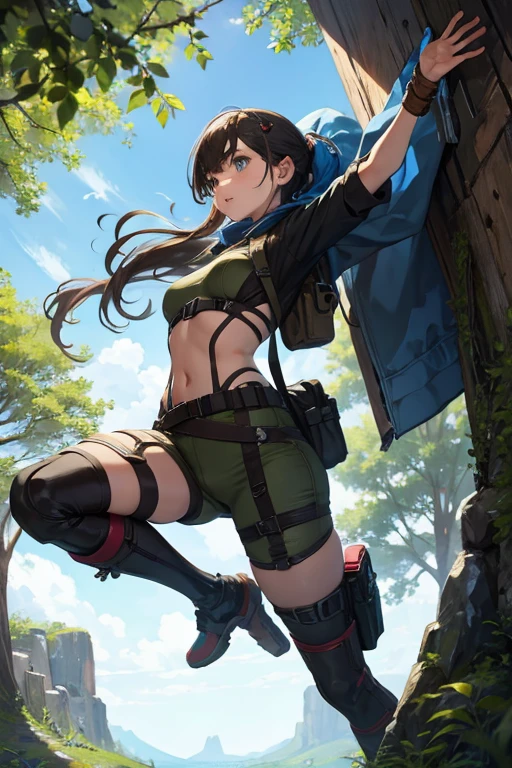 Survival Games woman、jump