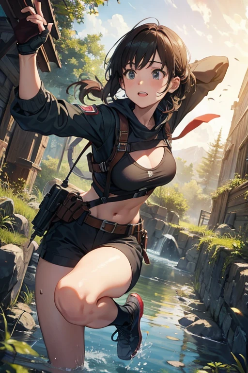 girl, busty, realistic, HD, pure, hurdle vest --auto --s2