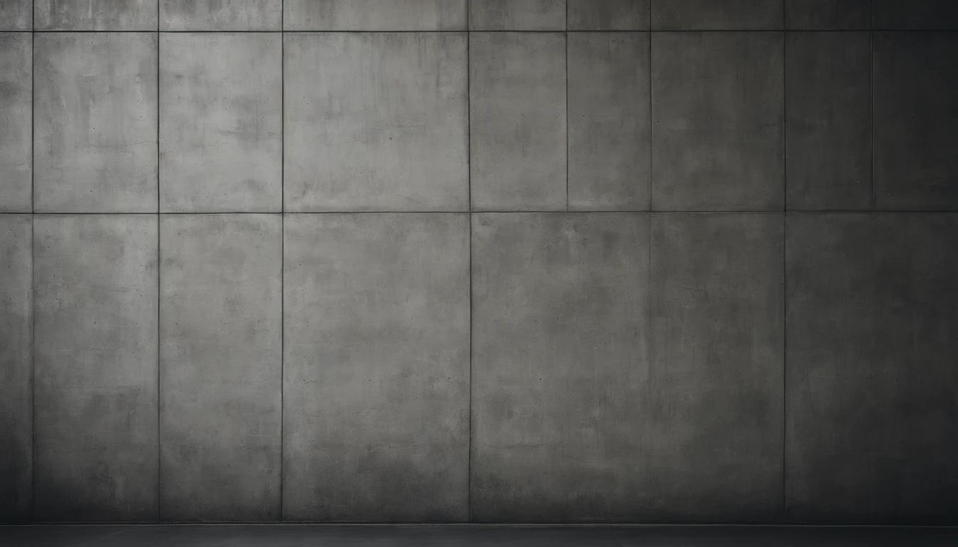 An aesthetic photo of a concrete wall, with its rough surface and subtle patterns, showcasing the raw and industrial texture of concrete in shades of gray, creating a modern and minimalist aesthetic.