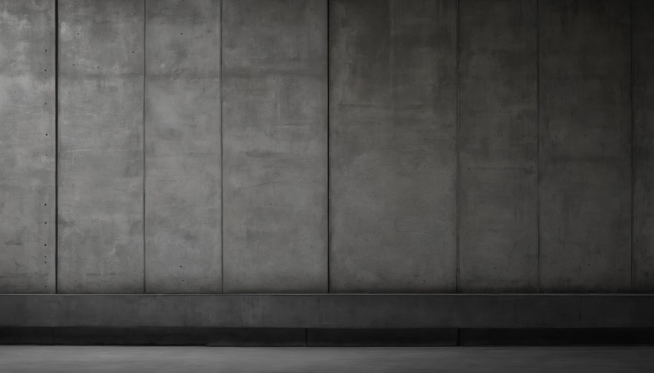 An aesthetic photo of a concrete wall, with its rough surface and subtle patterns, showcasing the raw and industrial texture of concrete in shades of gray, creating a modern and minimalist aesthetic.