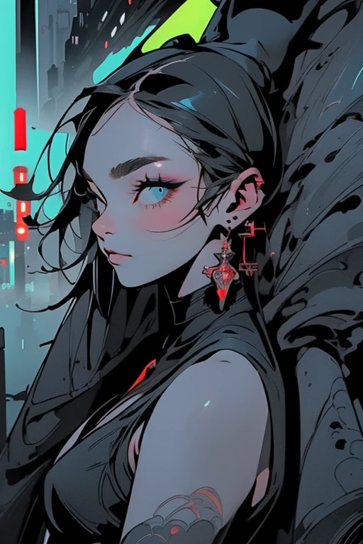 01_((Very nice girl)) Full height. She is super beautiful, ((Impression means - very _????)), Blue fog, New Year's lights - the street of the old city. (She is wearing a black ballet dress, a fur cape), Located in the Christmas park, winter weather, Cold, night - lights, She is outside - happy.
02_ Environment in oil modern, art deco style.
03_ High image quality, | Ultra HD | Full HD, cinematic rendering, dark lighting, strong shadows, warm shadows - cool lighting, great detail. (vivid, photorealistic, sharp focus, 8K).