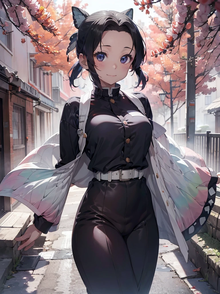 (((beautiful))), (((dress, PRİNCESS))), ((Black Hair, ponytail)), One Woman, Large Breasts,, Cleavage, Glowing Skin, (((Intricate details))), High resolution, ((Intricate details, Ultra-detailed)), whole body, Are standing, (looking at viewer, look at viewer), Red cheeks, smile, garden, Walking the Streets