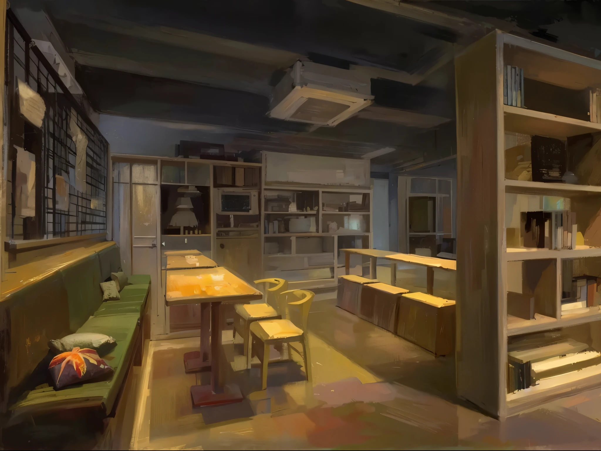 Deep shaping，Thick painting style，