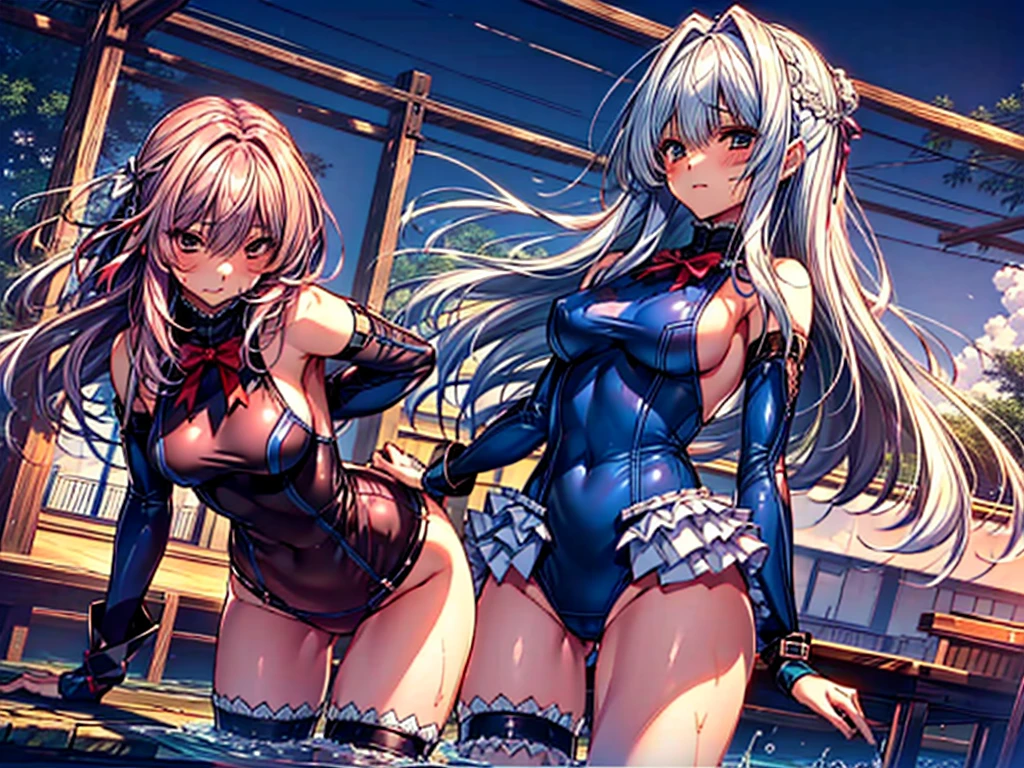 1girl in, ( (digital) ( ), medium breasted swimwear, thighs thighs thighs thighs, Removable most sleeve quality, marierose,、Hypnorola
Eyes in the sky、1girl in,Emotionless facial expressions,,(There are multiple girls in the background:1.6)