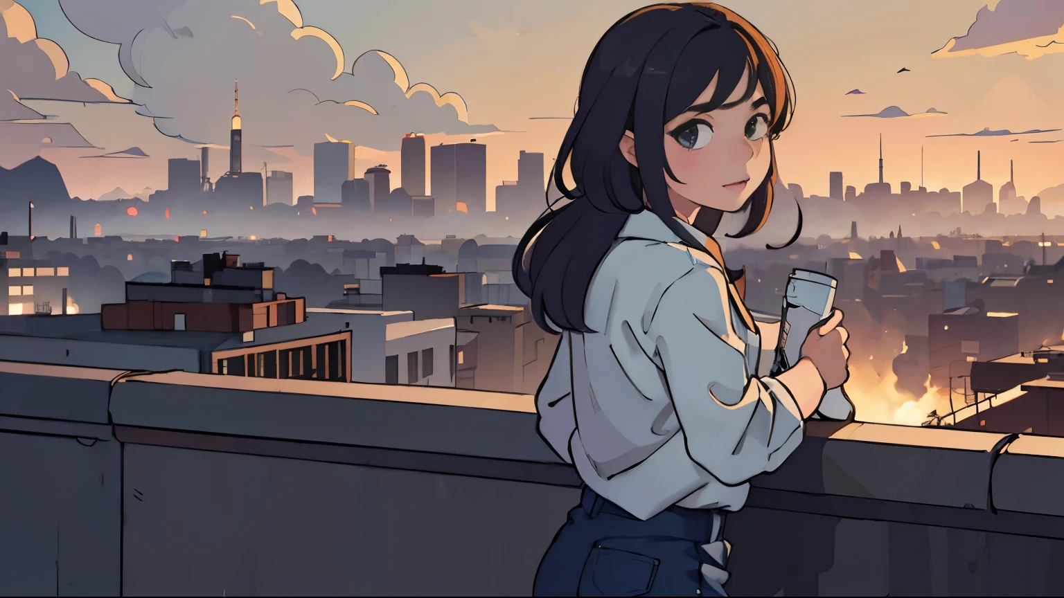 A girl driving a Mini Cooper flying through the sky, overlooking the downtown area of Tokyo.([driving:1.1],[girl],[Mini Cooper],[flying],[sky],[overlooking],[downtown],[Tokyo],[Downtown])
(best quality,4k,8k,highres,masterpiece:1.2),ultra-detailed,realistic:1.37([best quality,4k,8k,highres,masterpiece:1.2]),ultra-detailed,(realistic:1.37)
illustratio,[bokeh],[vivid colors],[physically-based rendering],[studio lighting],[sharp focus],[extreme detail description],[HDR],[UHD]