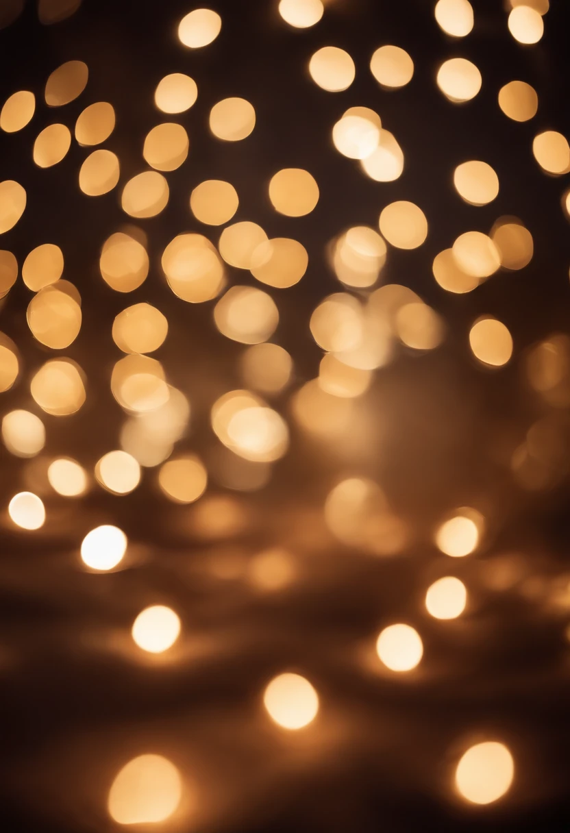 a detail shot of a softly lit, abstract bokeh pattern, showcasing the delicate and sparkling lights as a soft and magical background.