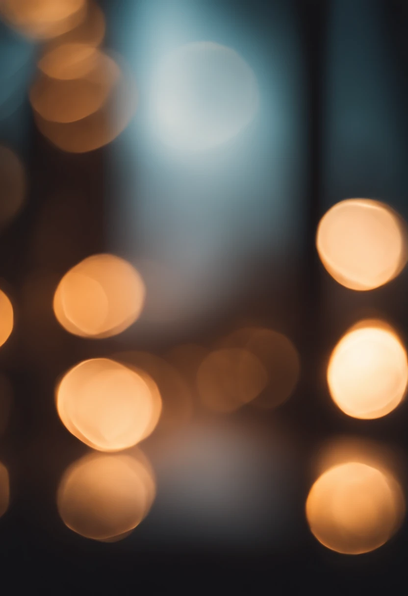 a detail shot of a softly lit, abstract bokeh pattern, showcasing the delicate and sparkling lights as a soft and magical background.