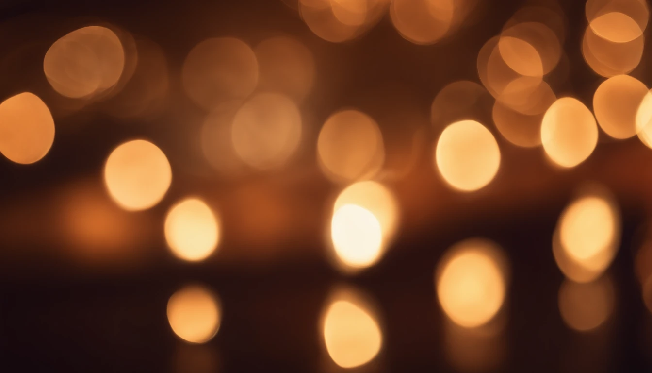 a detail shot of a softly lit, abstract bokeh pattern, showcasing the delicate and sparkling lights as a soft and magical background.
