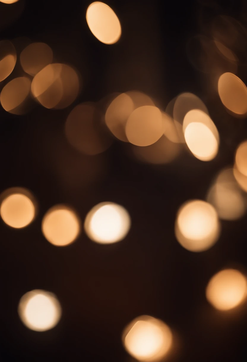 a detail shot of a softly lit, abstract bokeh pattern, showcasing the delicate and sparkling lights as a soft and magical background.