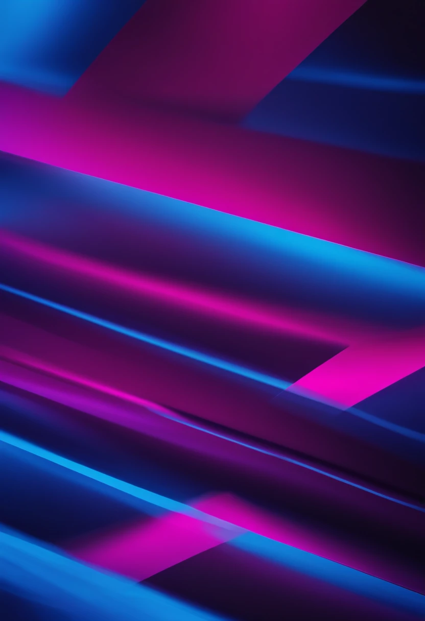 A minimalist background with a striking abstract pattern of bold, parallel lines in vibrant colors like electric blue and neon pink