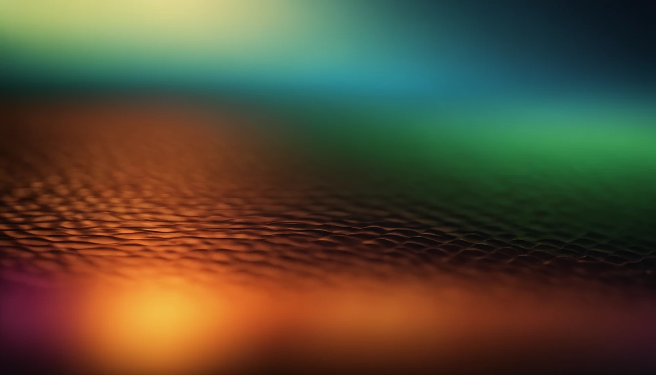 A high-resolution image of an abstract background with a gradient effect transitioning from warm tones such as orange and pink to cool tones like blue and green