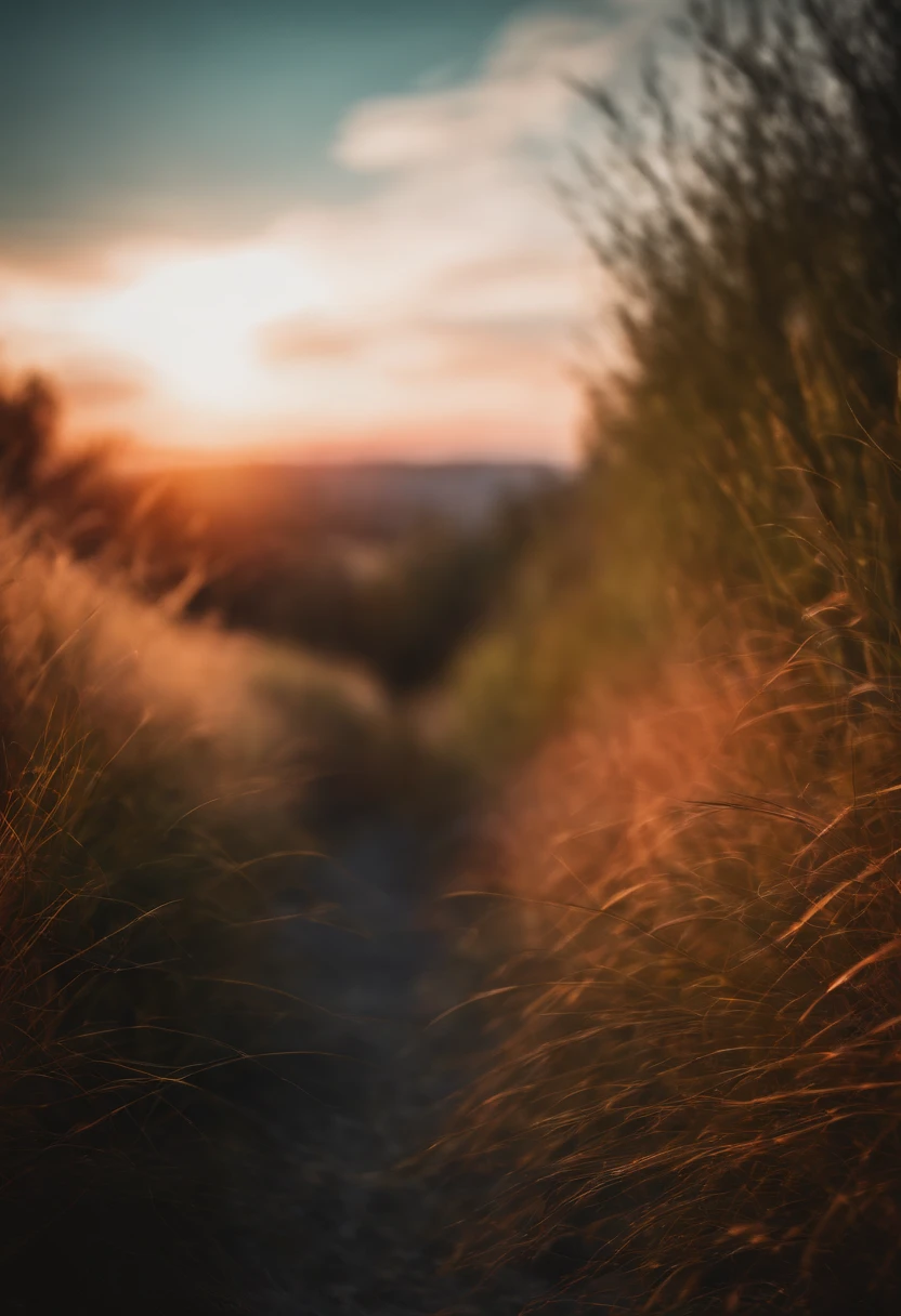 A high-resolution image of an abstract background with a gradient effect transitioning from warm tones such as orange and pink to cool tones like blue and green