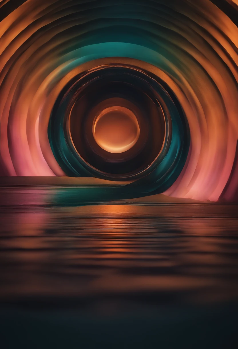 A high-resolution image of an abstract background with a gradient effect transitioning from warm tones such as orange and pink to cool tones like blue and green