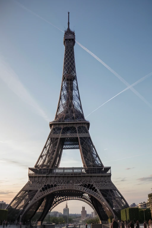 torre eiffel com casal