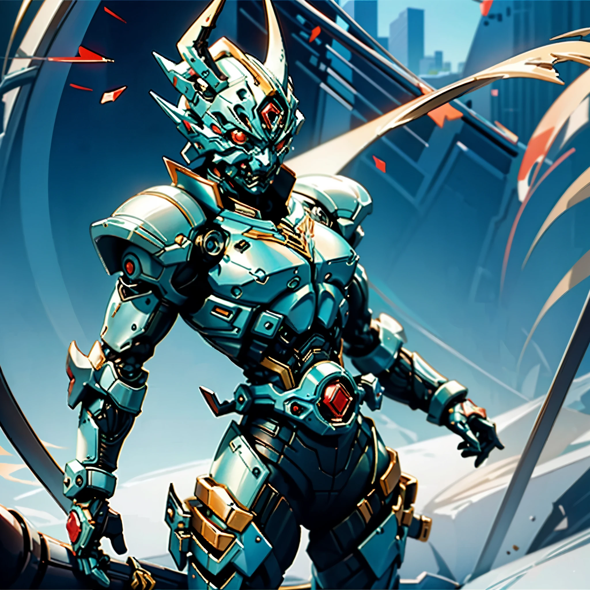 A super a high-tech biotech battle suit, standing on a rooftop, looking over the city, Japanese tokusatsu and American comic style, biometallic texture of the suit, sleek and shiny, dynamic, fast, natural light, cinematic, high quality, high resolution, high detail, sophisticated design, dramatic, high definition, ultra-detailed, ultra-fine painting, extremely delicate, creativity, Natural light, cinematic lighting, best shadow, masterpiece-anatomy-perfect