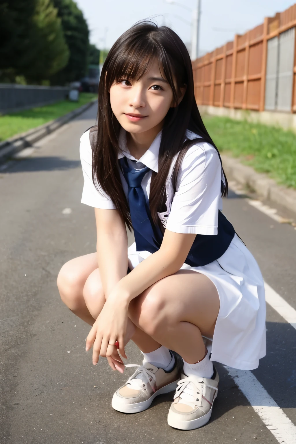 エロ defecating schools girl with