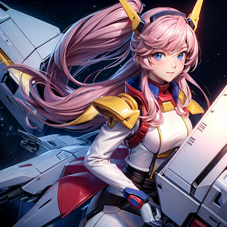a beauty girl,Gundam