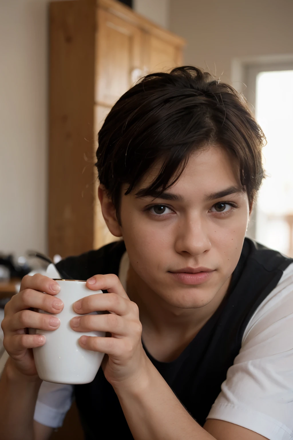 Boy for coffe