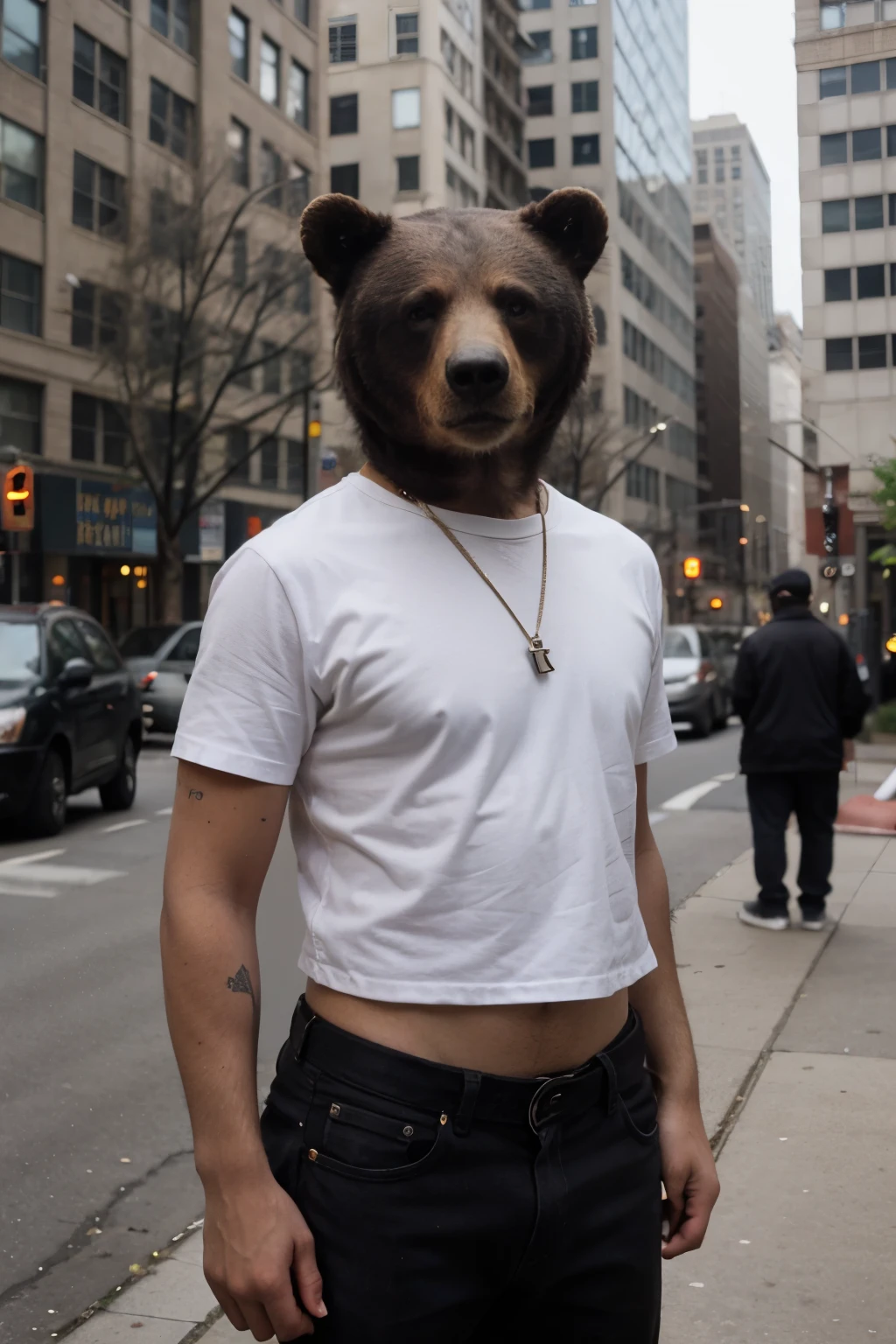 Chicago bear as a gangster