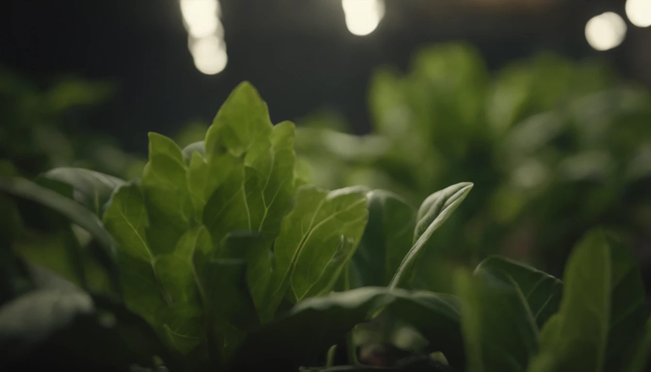 A close-up shot of an engineered plant with increased nutrient content, showcasing the potential for improving human nutrition and addressing food security challenges