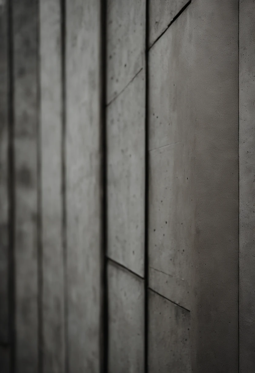 An aesthetic photo of a concrete wall, with its rough surface and subtle patterns, showcasing the raw and industrial texture of concrete in shades of gray, creating a modern and minimalist aesthetic