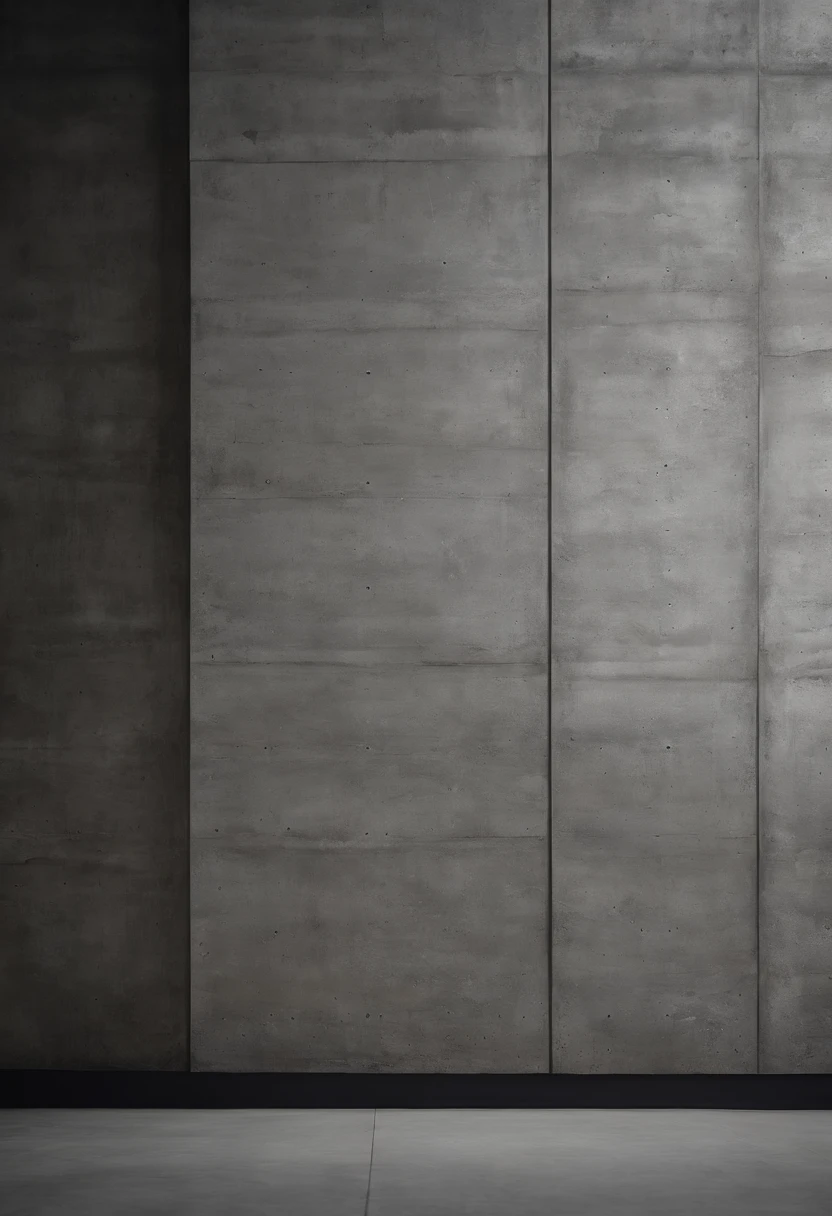 An aesthetic photo of a concrete wall, with its rough surface and subtle patterns, showcasing the raw and industrial texture of concrete in shades of gray, creating a modern and minimalist aesthetic
